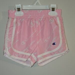 Champion Toddler Light Pink Logo Shorts LOT M